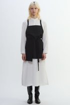 【プレインピープル/PLAIN PEOPLE】のリネンウールタンブラーワッシャーエプロンベスト ブラック|ID: prp329100004626448 ipo3291000000035888573