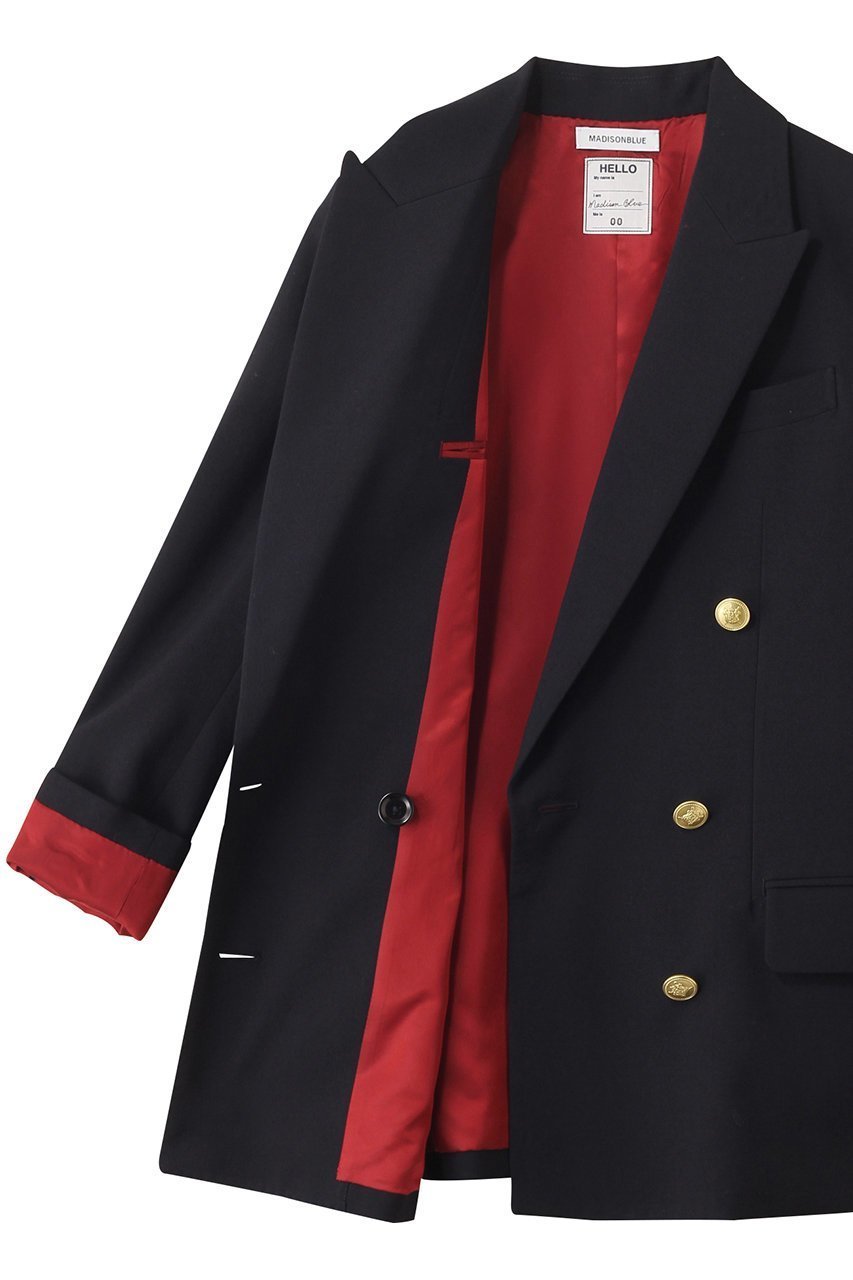 【マディソンブルー/MADISONBLUE】のBLEECKER W6B BLAZER W6B ブレザー 人気、トレンドファッション・服の通販 founy(ファニー) 　ファッション　Fashion　レディースファッション　Fashion for Women　アウター　Coat / Outerwear Collection　レディースジャケット・軽アウター　Jackets　2025年　2025　2025-2026秋冬・A/W　Autumn/Winter 2025–26 AW25–26　ジャケット　Jacket, Outerwear　スタイリッシュ　Stylish, Fashionable　スポーティ　Sporty, Casual Athletic　テーラード　Tailored, Tailored Fit　パターン　Pattern, Design Print　フォルム　Silhouette, Form　フロント　Front, Front Design　ポケット　Pocket, Pocket Detail　メタル　Metal, Metal Parts　モダン　Modern, Contemporary　定番　Standard, Basic Item　A/W・秋冬　Autumn/Winter　other-6|ID: prp329100004626453 ipo3291000000033245113