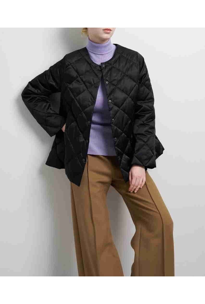 【ランバン オン ブルー/LANVIN en Bleu】のTAIONxLIMONTA East ジャケット 人気、トレンドファッション・服の通販 founy(ファニー) 　ファッション　Fashion　レディースファッション　Fashion for Women　アウター　Coat / Outerwear Collection　レディースジャケット・軽アウター　Jackets　イタリア　Italy　エレガント 上品　Elegant　サテン　Satin, Glossy Fabric　ジャケット　Jacket, Outerwear　スリット　Slit, Slit Detail　ダウン　Down, Puffer　ファブリック　Fabric, Textile　ミドル　Middle Length, Mid Height　ラグジュアリー　Luxury, Elegant　A/W・秋冬　Autumn/Winter　2025年　2025　2025-2026秋冬・A/W　Autumn/Winter 2025–26 AW25–26　other-2|ID: prp329100004626454 ipo3291000000033245120