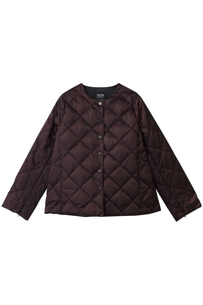 【ランバン オン ブルー/LANVIN en Bleu】のTAIONxLIMONTA East ジャケット インテリア・キッズ・メンズ・レディースファッション・服の通販 founy(ファウニー) https://founy.com/ ファッション Fashion レディースファッション Fashion for Women アウター Coat / Outerwear Collection レディースジャケット・軽アウター Jackets イタリア Italy エレガント 上品 Elegant サテン Satin, Glossy Fabric ジャケット Jacket, Outerwear スリット Slit, Slit Detail ダウン Down, Puffer ファブリック Fabric, Textile ミドル Middle Length, Mid Height ラグジュアリー Luxury, Elegant |ID: prp329100004626454 ipo3291000000036501405