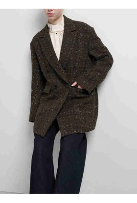 【ランバン オン ブルー/LANVIN en Bleu】のツイードメルトン テーラードジャケット 人気、トレンドファッション・服の通販 founy(ファニー) ファッション Fashion レディースファッション Fashion for Women アウター Coat / Outerwear Collection レディースジャケット・軽アウター Jackets テーラードジャケット / 通勤・きれいめスタイル Tailored Jackets & Blazers イタリア Italy オレンジ Orange 秋 Autumn ジャケット Jacket, Outerwear ダブル Double, Double-Breasted ツイード Twill, Twill Weave パターン Pattern, Design Print ファブリック Fabric, Textile フォーマル Formal, Dressy 別注 Limited Edition, Custom Order メルトン Melton, Heavy Wool メンズ Men's, Menswear リラックス Relax, Relaxed Fit A/W・秋冬 Autumn/Winter 2025年 2025 2025-2026秋冬・A/W Autumn/Winter 2025–26 AW25–26 |ID:prp329100004626456