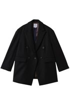 【ランバン オン ブルー/LANVIN en Bleu】のツイードメルトン テーラードジャケット ブラック|ID: prp329100004626456 ipo3291000000035888622