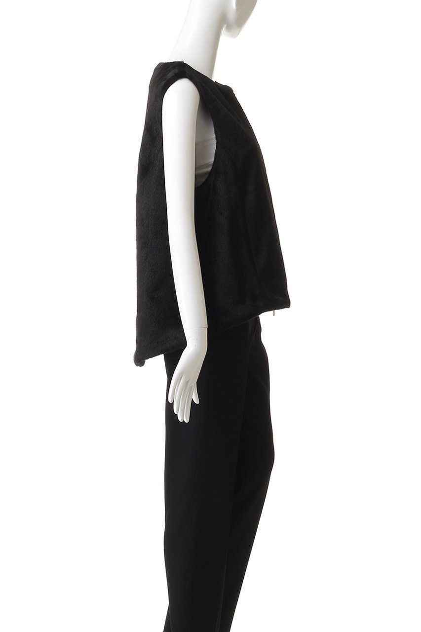 【ランバン オン ブルー/LANVIN en Bleu】のフェイクファーフレアベスト 人気、トレンドファッション・服の通販 founy(ファニー) 　ファッション　Fashion　レディースファッション　Fashion for Women　アウター　Coat / Outerwear Collection　レディースジャケット・軽アウター　Jackets　ジャケット　Jacket, Outerwear　バランス　Balance, Style Balance　ファブリック　Fabric, Textile　フェイクファー　Faux Fur, Imitation Fur　ベスト　Vest, Waistcoat　ラグジュアリー　Luxury, Elegant　other-6|ID: prp329100004626458 ipo3291000000034057520