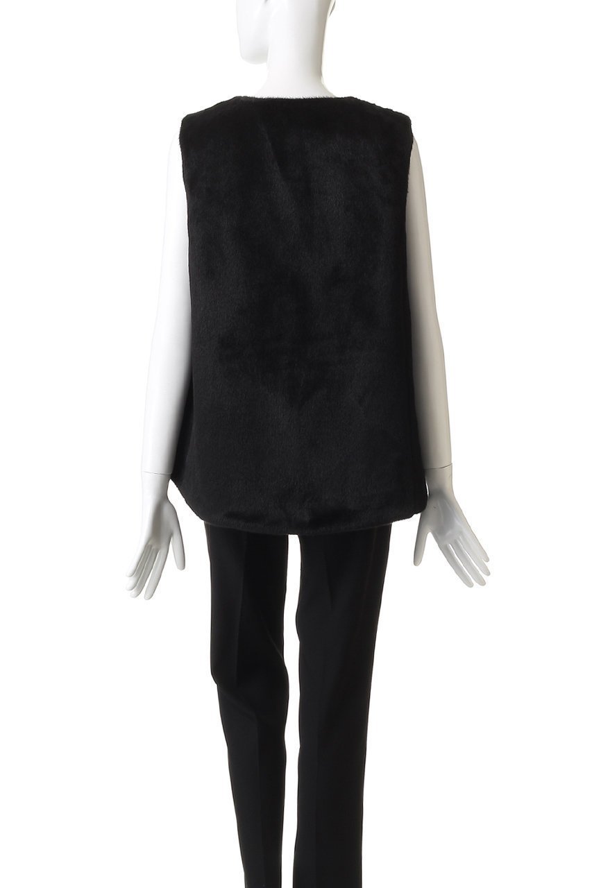 【ランバン オン ブルー/LANVIN en Bleu】のフェイクファーフレアベスト 人気、トレンドファッション・服の通販 founy(ファニー) 　ファッション　Fashion　レディースファッション　Fashion for Women　アウター　Coat / Outerwear Collection　レディースジャケット・軽アウター　Jackets　ジャケット　Jacket, Outerwear　バランス　Balance, Style Balance　ファブリック　Fabric, Textile　フェイクファー　Faux Fur, Imitation Fur　ベスト　Vest, Waistcoat　ラグジュアリー　Luxury, Elegant　other-7|ID: prp329100004626458 ipo3291000000034057522