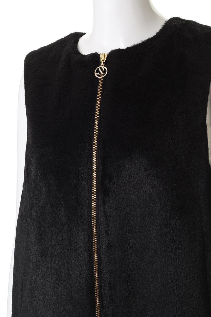 【ランバン オン ブルー/LANVIN en Bleu】のフェイクファーフレアベスト 人気、トレンドファッション・服の通販 founy(ファニー) 　ファッション　Fashion　レディースファッション　Fashion for Women　アウター　Coat / Outerwear Collection　レディースジャケット・軽アウター　Jackets　ジャケット　Jacket, Outerwear　バランス　Balance, Style Balance　ファブリック　Fabric, Textile　フェイクファー　Faux Fur, Imitation Fur　ベスト　Vest, Waistcoat　ラグジュアリー　Luxury, Elegant　other-8|ID: prp329100004626458 ipo3291000000034057524