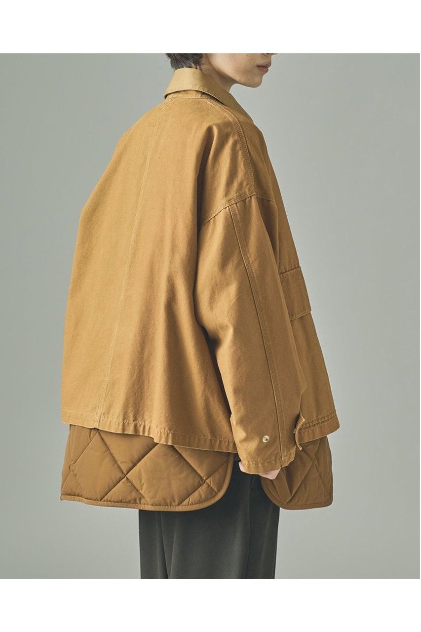 【カレンソロジー/Curensology】のコットンワークブルゾン 人気、トレンドファッション・服の通販 founy(ファニー) 　ファッション　Fashion　レディースファッション　Fashion for Women　アウター　Coat / Outerwear Collection　レディースジャケット・軽アウター　Jackets　ブルゾンジャケット・スポーティアウター　Blouson Jackets　インナー　Innerwear　キルティング　Quilted, Quilting　サテン　Satin, Glossy Fabric　ショート　Short, Short Length　ジャケット　Jacket, Outerwear　バランス　Balance, Style Balance　フロント　Front, Front Design　ブルゾン　Blouson, Bomber Jacket　ベスト　Vest, Waistcoat　ポケット　Pocket, Pocket Detail　ワーク　Workwear, Utility Style　ヴィンテージ　Vintage Style　再入荷　Restock / Back in Stock　other-4|ID: prp329100004626459 ipo3291000000033245176