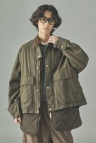【カレンソロジー/Curensology】のコットンワークブルゾン 人気、トレンドファッション・服の通販 founy(ファニー) ファッション Fashion レディースファッション Fashion for Women アウター Coat / Outerwear Collection レディースジャケット・軽アウター Jackets ブルゾンジャケット・スポーティアウター Blouson Jackets インナー Innerwear キルティング Quilted, Quilting サテン Satin, Glossy Fabric ショート Short, Short Length ジャケット Jacket, Outerwear バランス Balance, Style Balance フロント Front, Front Design ブルゾン Blouson, Bomber Jacket ベスト Vest, Waistcoat ポケット Pocket, Pocket Detail ワーク Workwear, Utility Style ヴィンテージ Vintage Style thumbnail カーキ|ID: prp329100004626459 ipo3291000000033342398