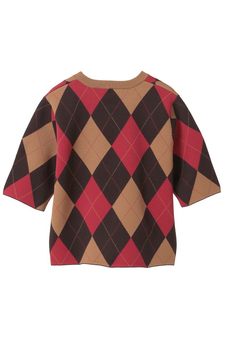 【マルティニーク/martinique】の【l heritage martinique】アーガイル5分丈プルオーバー 人気、トレンドファッション・服の通販 founy(ファニー) ファッション Fashion レディースファッション Fashion for Women トップス・カットソー Cut & Sew Tops ニット Knit Tops & Sweaters カジュアルプルオーバー・ニットトップス Pullovers & Knit Tops / Casual Pullovers おすすめ Recommended / Our Picks クラシック Classic, Timeless Style コーデュロイ Corduroy, Cord Fabric ジャカード/ジャガード Jacquard, Woven Pattern チェック Check, Plaid, Tartan デニム Denim, Jeans Material ペンシル Pencil, Pencil Skirt ミックス Mix, Mixed Style モノトーン Monotone, Black and White other-2|ID: prp329100004626460 ipo3291000000035451866