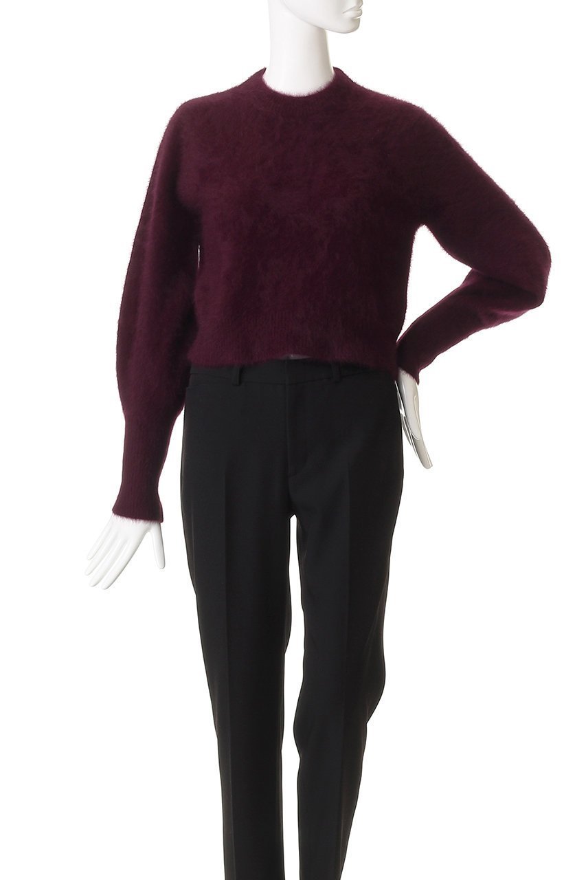 【ランバン オン ブルー/LANVIN en Bleu】のフォックスカシミヤパフスリーブニット 人気、トレンドファッション・服の通販 founy(ファニー) 　ファッション　Fashion　レディースファッション　Fashion for Women　トップス・カットソー　Cut & Sew Tops　ニット　Knit Tops & Sweaters　カジュアルプルオーバー・ニットトップス　Pullovers & Knit Tops / Casual Pullovers　カーディガン　Cardigan, Knitwear　コンパクト　Compact, Small Size　スリーブ　Sleeve, Long Sleeve / Short Sleeve　バランス　Balance, Style Balance　ファブリック　Fabric, Textile　フェミニン　Feminine, Girly　フォックス　Fox, Fox Fur　other-5|ID: prp329100004626462 ipo3291000000034377126