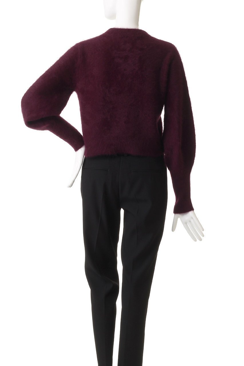 【ランバン オン ブルー/LANVIN en Bleu】のフォックスカシミヤパフスリーブニット 人気、トレンドファッション・服の通販 founy(ファニー) 　ファッション　Fashion　レディースファッション　Fashion for Women　トップス・カットソー　Cut & Sew Tops　ニット　Knit Tops & Sweaters　カジュアルプルオーバー・ニットトップス　Pullovers & Knit Tops / Casual Pullovers　カーディガン　Cardigan, Knitwear　コンパクト　Compact, Small Size　スリーブ　Sleeve, Long Sleeve / Short Sleeve　バランス　Balance, Style Balance　ファブリック　Fabric, Textile　フェミニン　Feminine, Girly　フォックス　Fox, Fox Fur　other-7|ID: prp329100004626462 ipo3291000000034377128