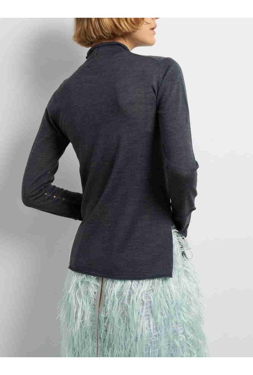 【ランバン オン ブルー/LANVIN en Bleu】のアイレットハイネックニット 人気、トレンドファッション・服の通販 founy(ファニー) 　ファッション　Fashion　レディースファッション　Fashion for Women　トップス・カットソー　Cut & Sew Tops　ニット　Knit Tops & Sweaters　カジュアルプルオーバー・ニットトップス　Pullovers & Knit Tops / Casual Pullovers　2025年　2025　2025-2026秋冬・A/W　Autumn/Winter 2025–26 AW25–26　アイレット　Eyelet Lace　シンプル　Simple, Minimal　ハイネック　High Neck, Mock Neck　ファブリック　Fabric, Textile　A/W・秋冬　Autumn/Winter　透かし　Cut-Out, Lacework　other-2|ID: prp329100004626463 ipo3291000000033245211