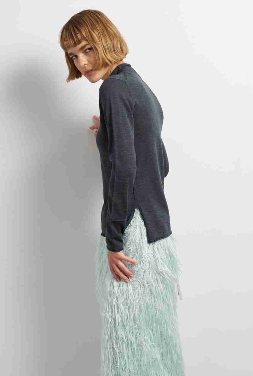 【ランバン オン ブルー/LANVIN en Bleu】のアイレットハイネックニット 人気、トレンドファッション・服の通販 founy(ファニー) 　ファッション　Fashion　レディースファッション　Fashion for Women　トップス・カットソー　Cut & Sew Tops　ニット　Knit Tops & Sweaters　カジュアルプルオーバー・ニットトップス　Pullovers & Knit Tops / Casual Pullovers　2025年　2025　2025-2026秋冬・A/W　Autumn/Winter 2025–26 AW25–26　アイレット　Eyelet Lace　シンプル　Simple, Minimal　ハイネック　High Neck, Mock Neck　ファブリック　Fabric, Textile　A/W・秋冬　Autumn/Winter　透かし　Cut-Out, Lacework　other-3|ID: prp329100004626463 ipo3291000000033245212