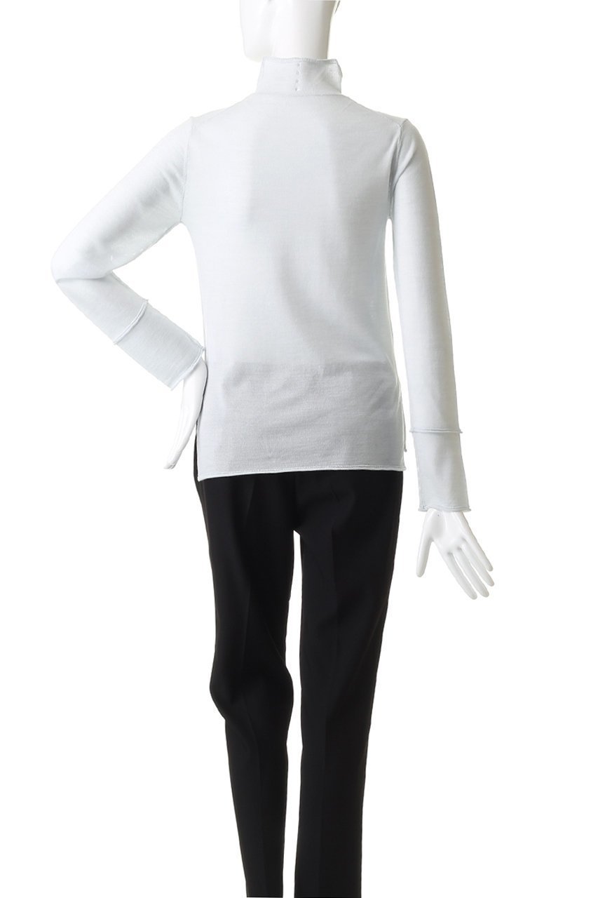 【ランバン オン ブルー/LANVIN en Bleu】のアイレットハイネックニット 人気、トレンドファッション・服の通販 founy(ファニー) 　ファッション　Fashion　レディースファッション　Fashion for Women　トップス・カットソー　Cut & Sew Tops　ニット　Knit Tops & Sweaters　カジュアルプルオーバー・ニットトップス　Pullovers & Knit Tops / Casual Pullovers　アイレット　Eyelet Lace　シンプル　Simple, Minimal　ハイネック　High Neck, Mock Neck　ファブリック　Fabric, Textile　透かし　Cut-Out, Lacework　other-7|ID: prp329100004626463 ipo3291000000034144407