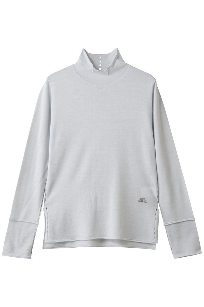 【ランバン オン ブルー/LANVIN en Bleu】のアイレットハイネックニット インテリア・キッズ・メンズ・レディースファッション・服の通販 founy(ファニー) https://founy.com/ ファッション Fashion レディースファッション Fashion for Women トップス・カットソー Cut & Sew Tops ニット Knit Tops & Sweaters カジュアルプルオーバー・ニットトップス Pullovers & Knit Tops / Casual Pullovers アイレット Eyelet Lace シンプル Simple, Minimal ハイネック High Neck, Mock Neck ファブリック Fabric, Textile 透かし Cut-Out, Lacework |ID: prp329100004626463 ipo3291000000036151323