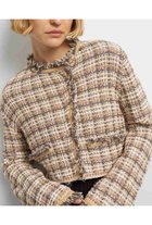 【ランバン オン ブルー/LANVIN en Bleu】のニットツイードジャケット 人気、トレンドファッション・服の通販 founy(ファニー) ファッション Fashion レディースファッション Fashion for Women 2025年 2025 2025-2026秋冬・A/W Autumn/Winter 2025–26 AW25–26 アシンメトリー Asymmetrical Style カーディガン Cardigan, Knitwear コンパクト Compact, Small Size ジャケット Jacket, Outerwear ツイード Twill, Twill Weave バランス Balance, Style Balance フロント Front, Front Design ベルベット Velvet, Velvety ライダース Riders ワイド Wide, Wide Fit エレガント 上品 Elegant A/W・秋冬 Autumn/Winter thumbnail ベージュ|ID: prp329100004626464 ipo3291000000033245220