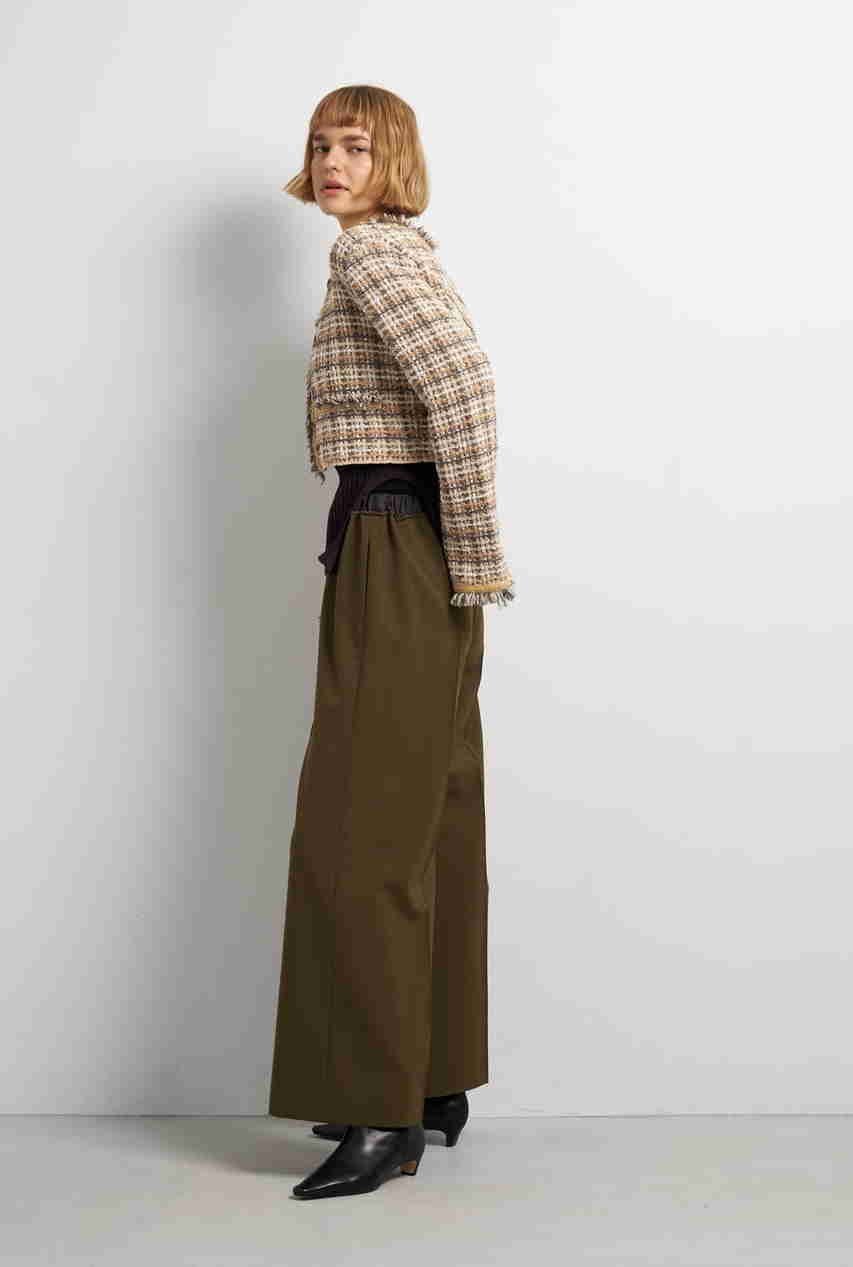 【ランバン オン ブルー/LANVIN en Bleu】のニットツイードジャケット 人気、トレンドファッション・服の通販 founy(ファニー) 　ファッション　Fashion　レディースファッション　Fashion for Women　2025年　2025　2025-2026秋冬・A/W　Autumn/Winter 2025–26 AW25–26　アシンメトリー　Asymmetrical Style　カーディガン　Cardigan, Knitwear　コンパクト　Compact, Small Size　ジャケット　Jacket, Outerwear　ツイード　Twill, Twill Weave　バランス　Balance, Style Balance　フロント　Front, Front Design　ベルベット　Velvet, Velvety　ライダース　Riders　ワイド　Wide, Wide Fit　エレガント 上品　Elegant　A/W・秋冬　Autumn/Winter　other-6|ID: prp329100004626464 ipo3291000000033245225