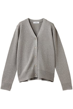 【エブール/ebure】 ブライトラメリリヤーン Vネックニットカーディガン人気、トレンドファッション・服の通販 founy(ファニー) ファッション Fashion レディースファッション Fashion for Women トップス・カットソー Cut & Sew Tops ニット Knit Tops & Sweaters カーディガン・羽織り Layered Style Cardigans Vネックトップス V-Neck Tops / V-Cut Neckline Shirts アクセサリー Fashion Accessories カーディガン Cardigan, Knitwear シンプル Simple, Minimal タンク Tank Top, Sleeveless Top エレガント 上品 Elegant |ID:prp329100004626465