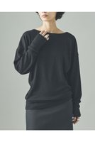 【カレンソロジー/Curensology】のアシメトリープルオーバー 人気、トレンドファッション・服の通販 founy(ファニー) ファッション Fashion レディースファッション Fashion for Women トップス・カットソー Cut & Sew Tops ニット Knit Tops & Sweaters カジュアルプルオーバー・ニットトップス Pullovers & Knit Tops / Casual Pullovers 2025年 2025 2025-2026秋冬・A/W Autumn/Winter 2025–26 AW25–26 なめらか Smooth, Silky Texture アシンメトリー Asymmetrical Style シンプル Simple, Minimal ブラウジング Blouson Silhouette, Cinched Waist 日本製 Made In Japan A/W・秋冬 Autumn/Winter |ID:prp329100004626468