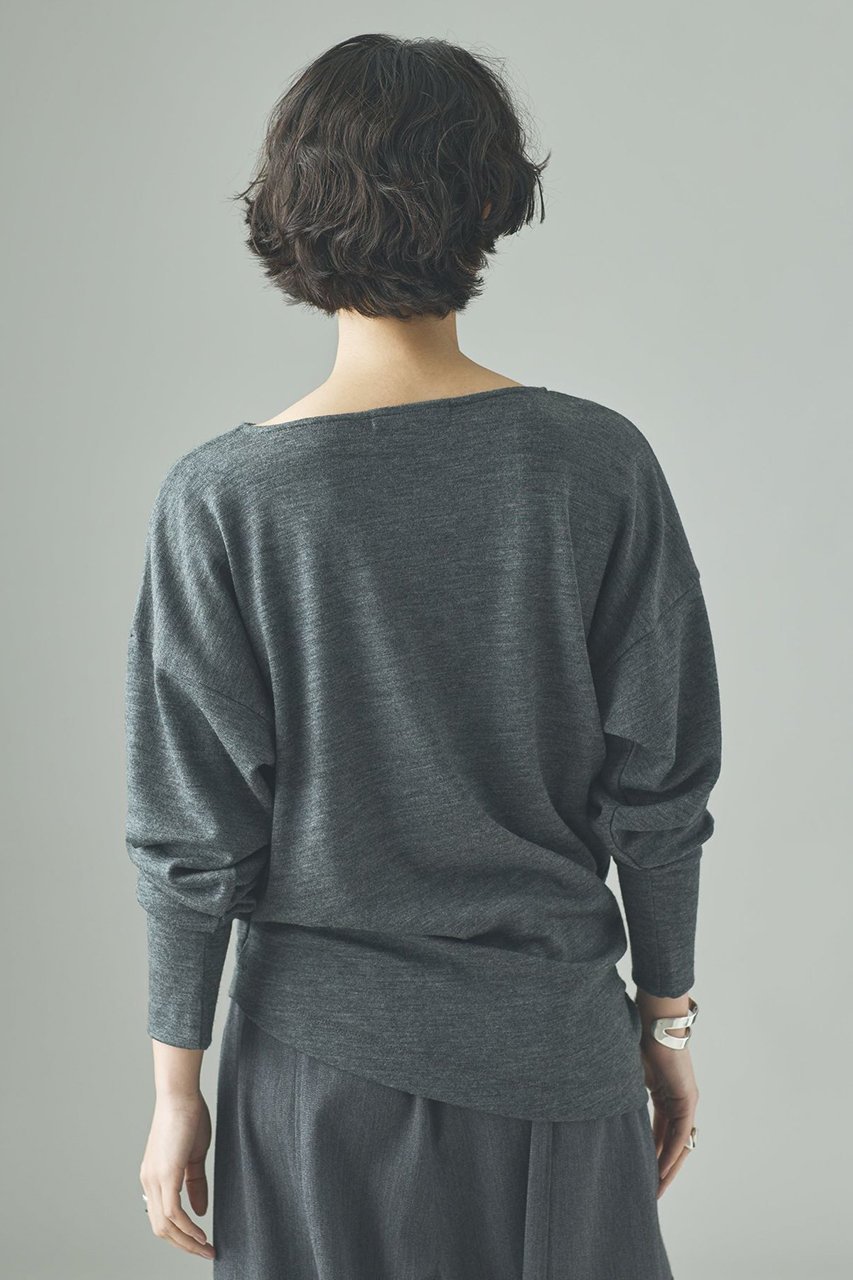 【カレンソロジー/Curensology】のアシメトリープルオーバー 人気、トレンドファッション・服の通販 founy(ファニー) 　ファッション　Fashion　レディースファッション　Fashion for Women　トップス・カットソー　Cut & Sew Tops　ニット　Knit Tops & Sweaters　カジュアルプルオーバー・ニットトップス　Pullovers & Knit Tops / Casual Pullovers　2025年　2025　2025-2026秋冬・A/W　Autumn/Winter 2025–26 AW25–26　なめらか　Smooth, Silky Texture　アシンメトリー　Asymmetrical Style　シンプル　Simple, Minimal　ブラウジング　Blouson Silhouette, Cinched Waist　日本製　Made In Japan　A/W・秋冬　Autumn/Winter　other-4|ID: prp329100004626468 ipo3291000000033245254