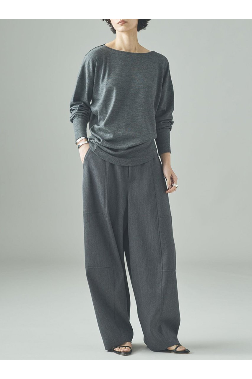 【カレンソロジー/Curensology】のアシメトリープルオーバー 人気、トレンドファッション・服の通販 founy(ファニー) 　ファッション　Fashion　レディースファッション　Fashion for Women　トップス・カットソー　Cut & Sew Tops　ニット　Knit Tops & Sweaters　カジュアルプルオーバー・ニットトップス　Pullovers & Knit Tops / Casual Pullovers　2025年　2025　2025-2026秋冬・A/W　Autumn/Winter 2025–26 AW25–26　なめらか　Smooth, Silky Texture　アシンメトリー　Asymmetrical Style　シンプル　Simple, Minimal　ブラウジング　Blouson Silhouette, Cinched Waist　日本製　Made In Japan　A/W・秋冬　Autumn/Winter　other-5|ID: prp329100004626468 ipo3291000000033245255