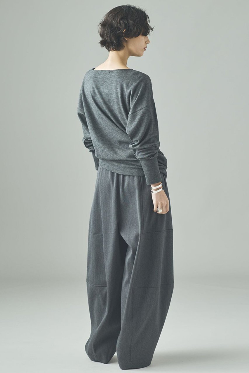 【カレンソロジー/Curensology】のアシメトリープルオーバー 人気、トレンドファッション・服の通販 founy(ファニー) 　ファッション　Fashion　レディースファッション　Fashion for Women　トップス・カットソー　Cut & Sew Tops　ニット　Knit Tops & Sweaters　カジュアルプルオーバー・ニットトップス　Pullovers & Knit Tops / Casual Pullovers　2025年　2025　2025-2026秋冬・A/W　Autumn/Winter 2025–26 AW25–26　なめらか　Smooth, Silky Texture　アシンメトリー　Asymmetrical Style　シンプル　Simple, Minimal　ブラウジング　Blouson Silhouette, Cinched Waist　日本製　Made In Japan　A/W・秋冬　Autumn/Winter　other-8|ID: prp329100004626468 ipo3291000000033245258