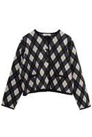 【マルティニーク/martinique】の【l heritage martinique】アーガイルジャケットカーディガン 人気、トレンドファッション・服の通販 founy(ファニー) ファッション Fashion レディースファッション Fashion for Women 2025年 2025 2025-2026秋冬・A/W Autumn/Winter 2025–26 AW25–26 おすすめ Recommended / Our Picks カーディガン Cardigan, Knitwear ジャカード／ジャガード Jacquard, Woven Pattern ジャケット Jacket, Outerwear セットアップ Set-Up, Coordinated Outfit ポケット Pocket, Pocket Detail マニッシュ Mannish, Boyish ミックス Mix, Mixed Style モノトーン Monotone, Black and White 秋 Autumn A/W・秋冬 Autumn/Winter 羽織 Haori, Light Jacket |ID:prp329100004626471