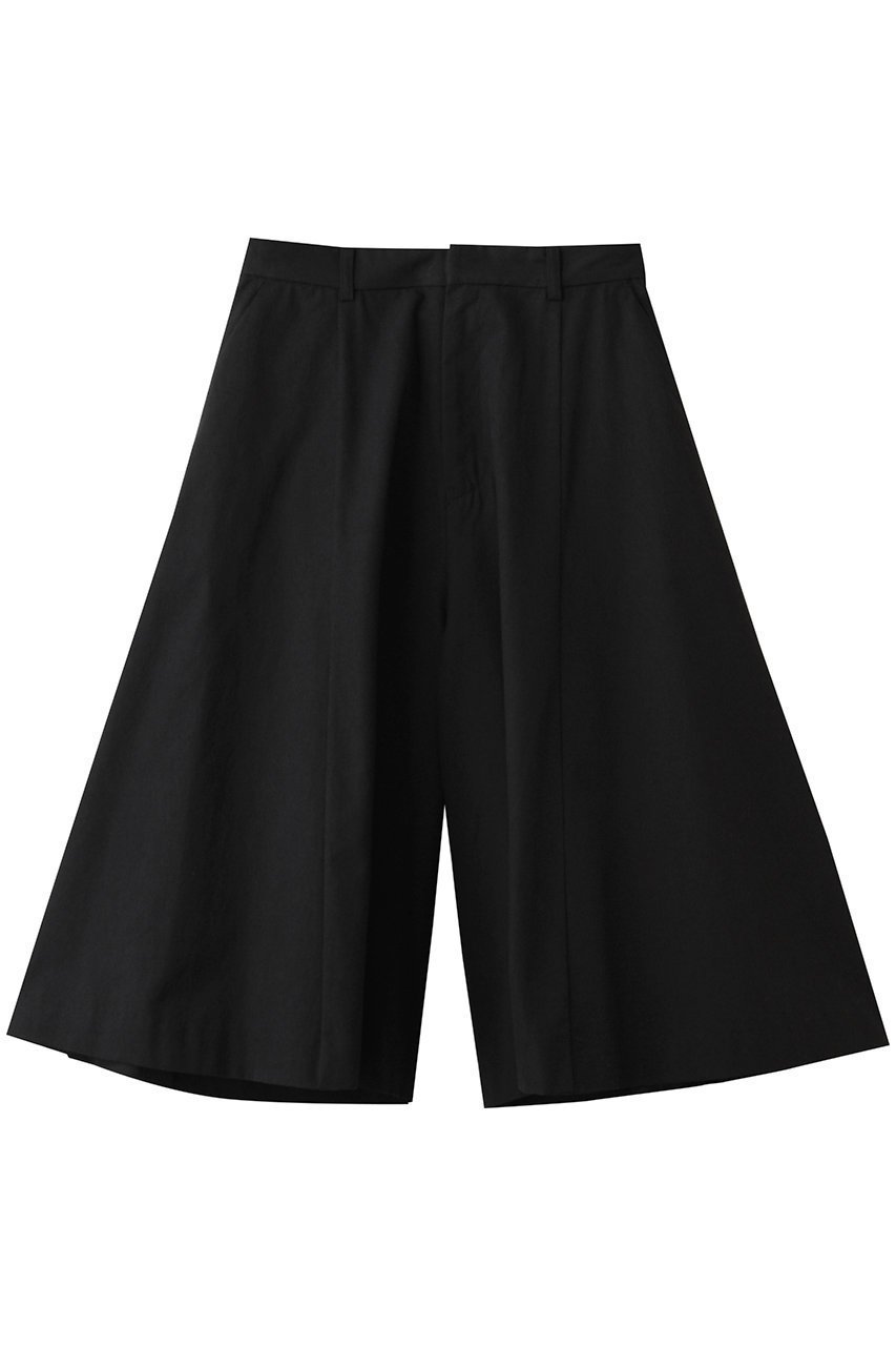 【マノフ/MANOF】のFLARED HALF PANTS パンツ インテリア・キッズ・メンズ・レディースファッション・服の通販 founy(ファニー) ファッション Fashion レディースファッション Fashion for Women パンツ Pants & Trousers ショートパンツ・ハーフパンツ High-Waisted & Relaxed Shorts ショート Short, Short Length ジャケット Jacket, Outerwear ハーフ Half, Half-Length フレア Flare, Flared BLACK|ID: prp329100004626472 ipo3291000000035664189