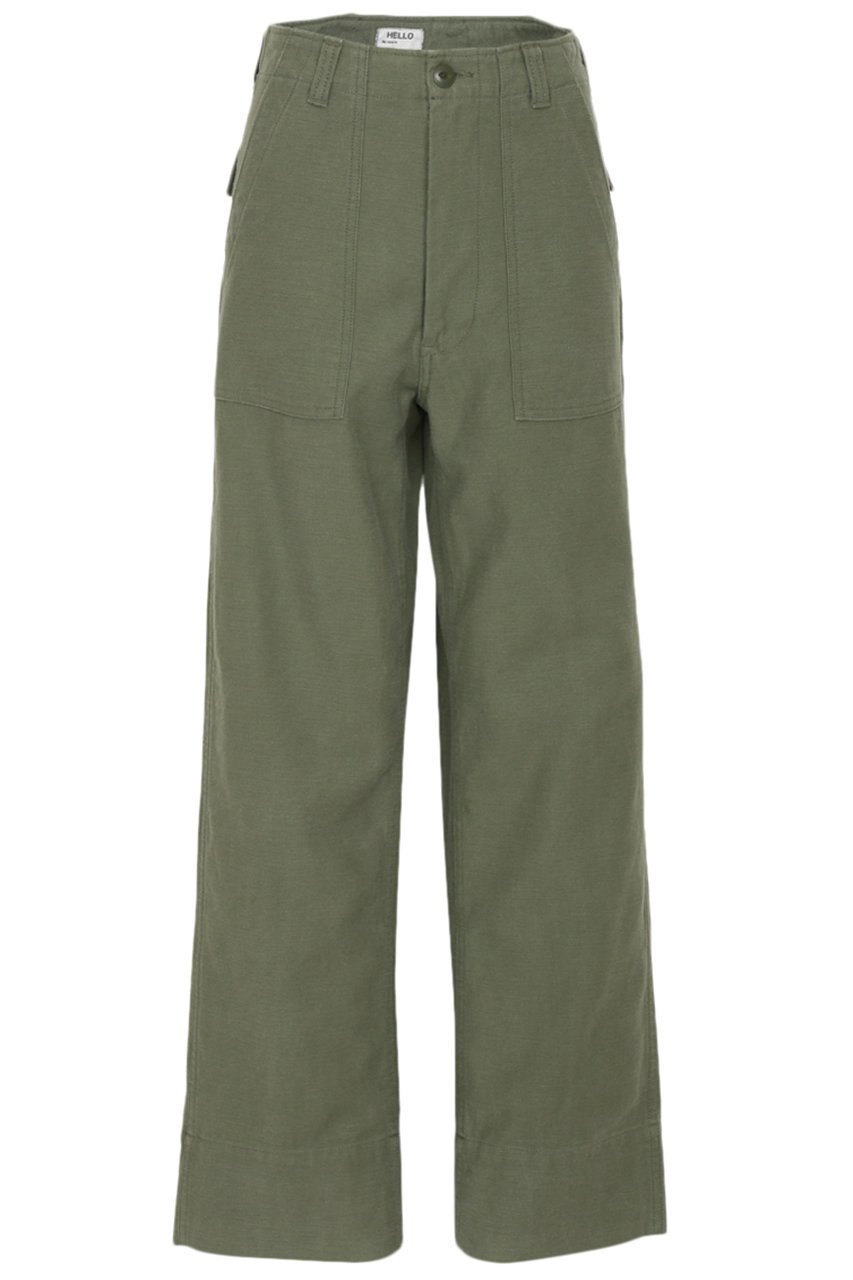 【マディソンブルー/MADISONBLUE】のFATIGUE PANTS LBS ファティーグ パンツ インテリア・キッズ・メンズ・レディースファッション・服の通販 founy(ファニー) 　ファッション　Fashion　レディースファッション　Fashion for Women　パンツ　Pants & Trousers　サテン　Satin, Glossy Fabric　ポケット　Pocket, Pocket Detail　ミリタリー　Military, Army Style　別注　Limited Edition, Custom Order　猫　Cat, Kitty　カーキ|ID: prp329100004626474 ipo3291000000035771248