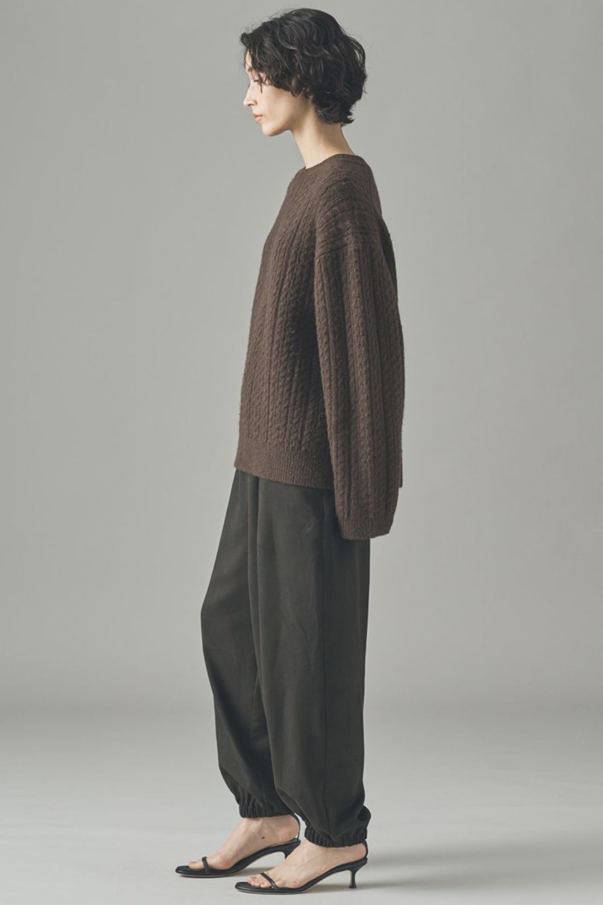 【カレンソロジー/Curensology】のフェイクスウェードバルーンパンツ 人気、トレンドファッション・服の通販 founy(ファニー) 　ファッション　Fashion　レディースファッション　Fashion for Women　パンツ　Pants & Trousers　2025年　2025　2025-2026秋冬・A/W　Autumn/Winter 2025–26 AW25–26　カットソー　Cut and Sewn Top　ストレッチ　Stretch, Stretchy Fabric　バルーン　Balloon, Balloon Silhouette　リラックス　Relax, Relaxed Fit　日本製　Made In Japan　A/W・秋冬　Autumn/Winter　other-6|ID: prp329100004626478 ipo3291000000033245338