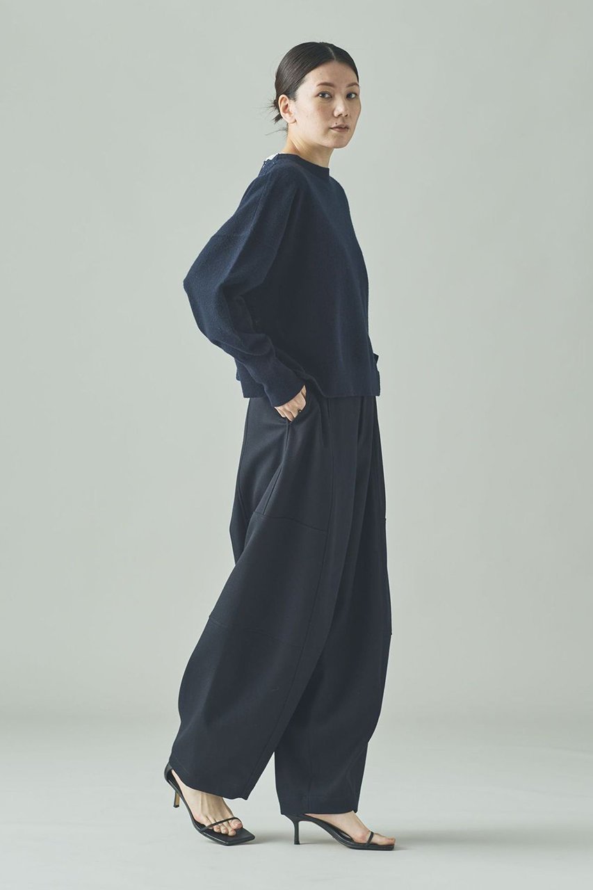 【カレンソロジー/Curensology】のT/Wダブルクロスパンツ 人気、トレンドファッション・服の通販 founy(ファニー) 　ファッション　Fashion　レディースファッション　Fashion for Women　パンツ　Pants & Trousers　クール　Cool, Chic　ストレッチ　Stretch, Stretchy Fabric　タートル　Turtleneck, Turtle Collar　フォルム　Silhouette, Form　ワイド　Wide, Wide Fit　新作・新入荷　New Arrivals / New In　日本製　Made In Japan　other-6|ID: prp329100004626479 ipo3291000000033300026