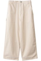 【プレインピープル/PLAIN PEOPLE】のデニムペインターパンツ オフホワイト|ID: prp329100004626480 ipo3291000000035664199
