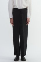 【プレインピープル/PLAIN PEOPLE】のリネンウールタンブラーワッシャーテーパード巻パンツ ブラック|ID: prp329100004626481 ipo3291000000035451901