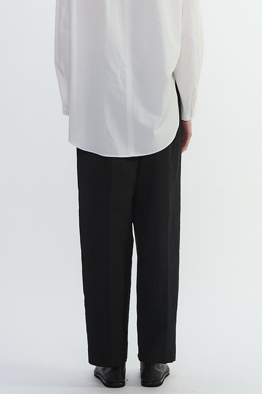 【プレインピープル/PLAIN PEOPLE】のリネンウールタンブラーワッシャーテーパード巻パンツ 人気、トレンドファッション・服の通販 founy(ファニー) 　ファッション　Fashion　レディースファッション　Fashion for Women　パンツ　Pants & Trousers　フィット　Fit, Slim Fit　フロント　Front, Front Design　リネン　Linen, Linen Fabric　ワッシャー　Washer, Crinkled Finish　other-3|ID: prp329100004626481 ipo3291000000035451904