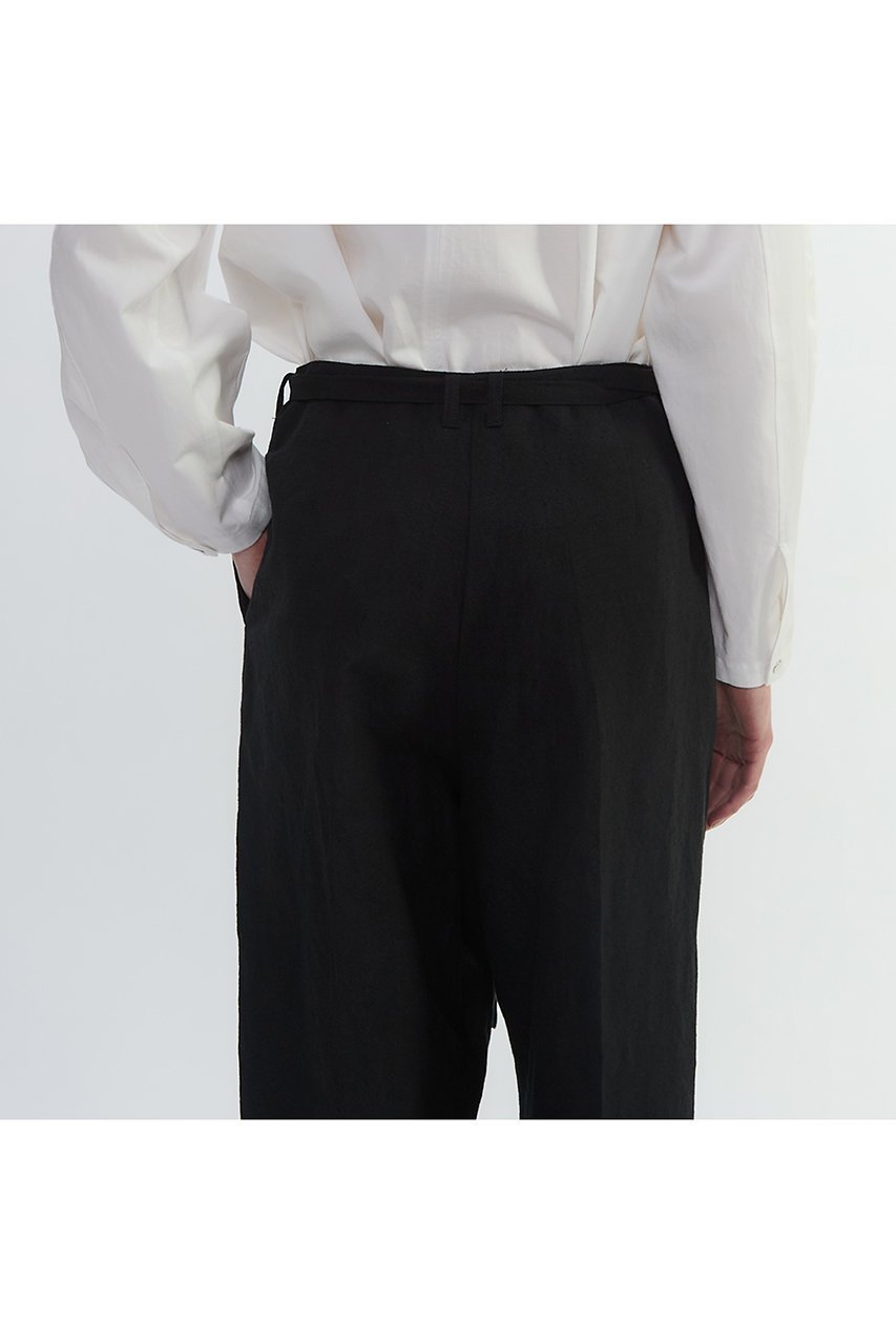 【プレインピープル/PLAIN PEOPLE】のリネンウールタンブラーワッシャーテーパード巻パンツ 人気、トレンドファッション・服の通販 founy(ファニー) 　ファッション　Fashion　レディースファッション　Fashion for Women　パンツ　Pants & Trousers　フィット　Fit, Slim Fit　フロント　Front, Front Design　リネン　Linen, Linen Fabric　ワッシャー　Washer, Crinkled Finish　other-7|ID: prp329100004626481 ipo3291000000035451910