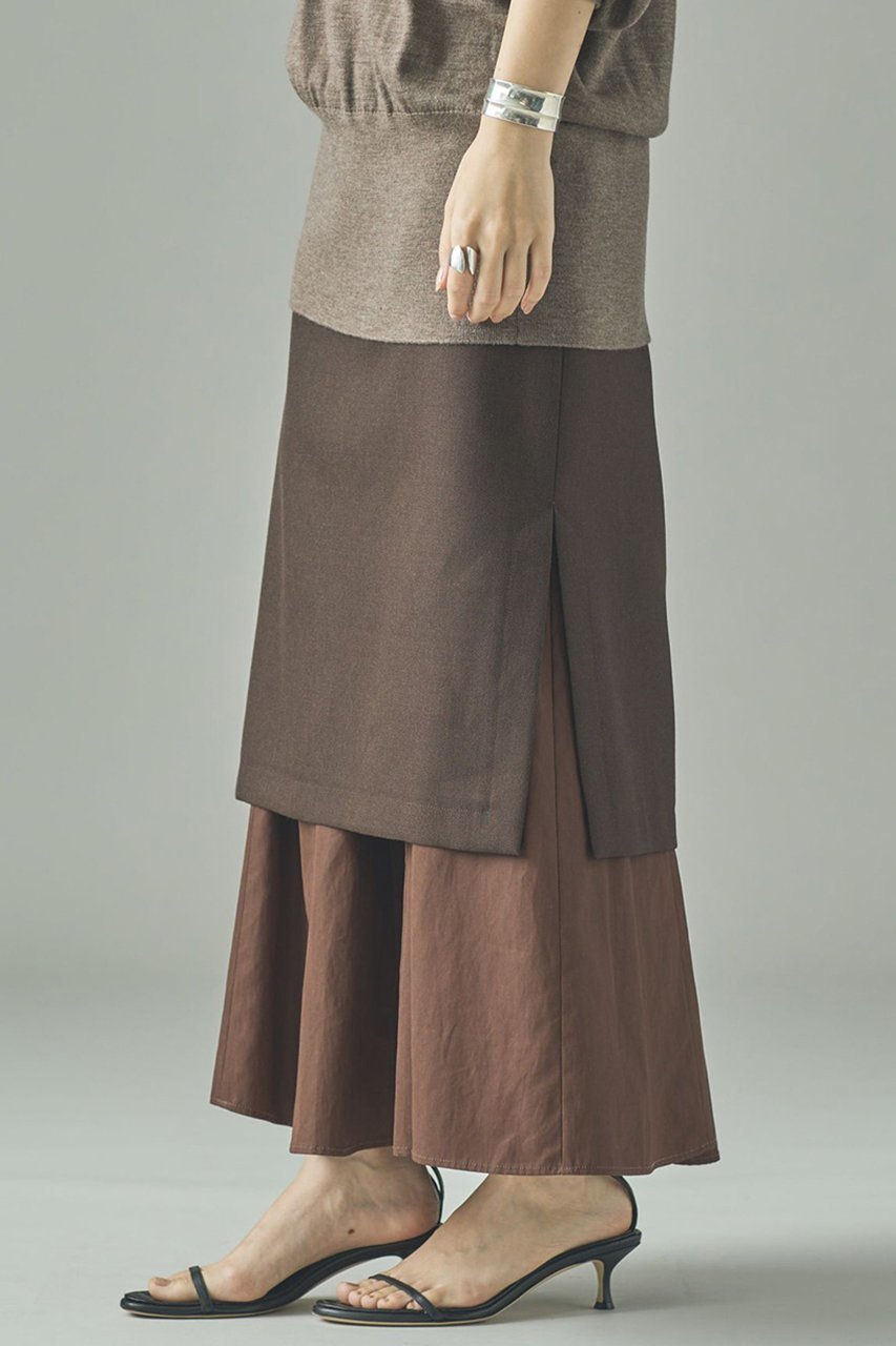 【カレンソロジー/Curensology】のレイヤーマーメイドスカート 人気、トレンドファッション・服の通販 founy(ファニー) 　ファッション　Fashion　レディースファッション　Fashion for Women　スカート　Skirts　ロングスカート　Long Skirts / Maxi & Midi Skirts　2025年　2025　2025-2026秋冬・A/W　Autumn/Winter 2025–26 AW25–26　おすすめ　Recommended / Our Picks　シンプル　Simple, Minimal　フロント　Front, Front Design　ロング　Long, Long-Length　日本製　Made In Japan　A/W・秋冬　Autumn/Winter　other-3|ID: prp329100004626482 ipo3291000000033245365