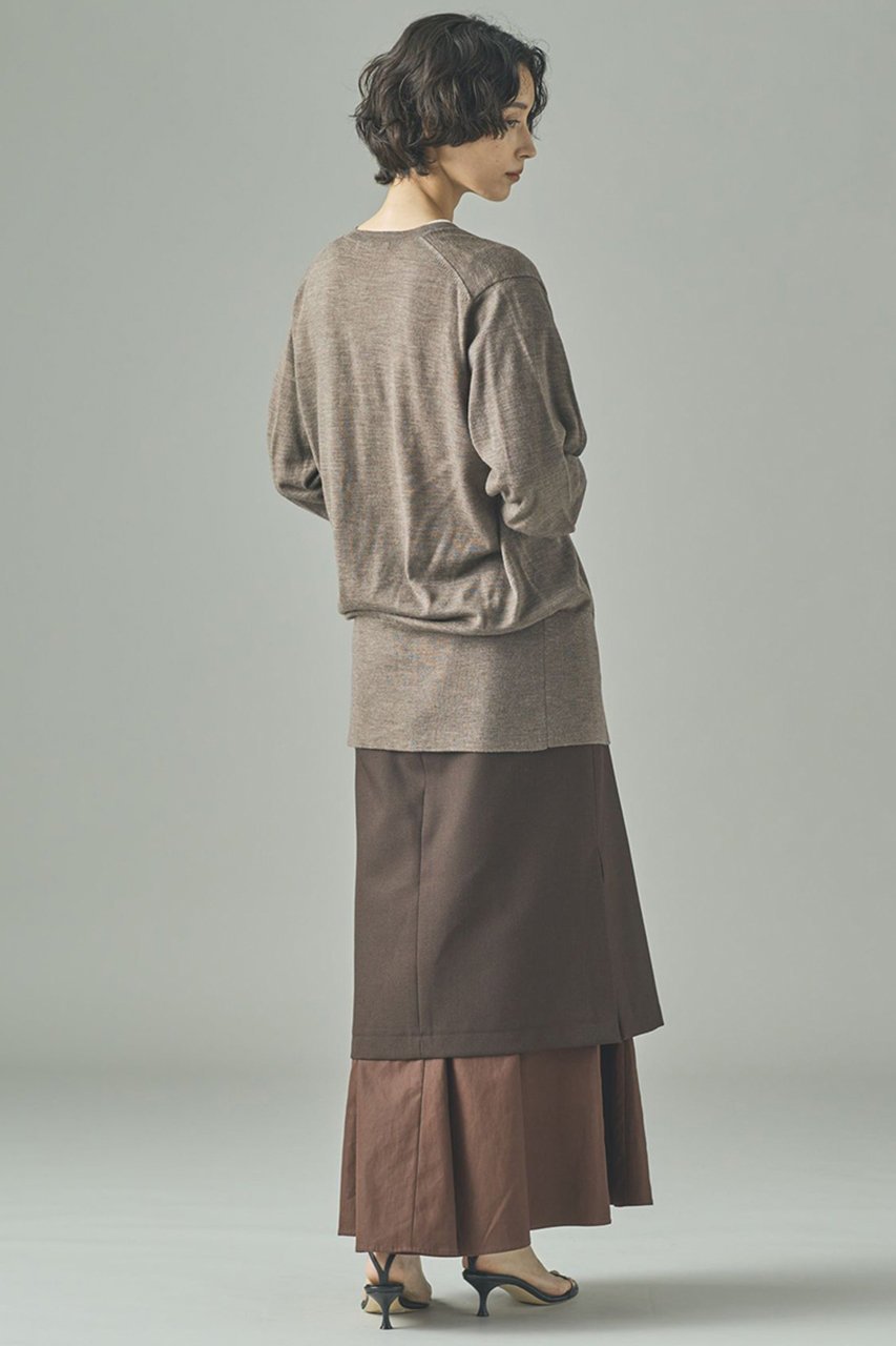 【カレンソロジー/Curensology】のレイヤーマーメイドスカート 人気、トレンドファッション・服の通販 founy(ファニー) 　ファッション　Fashion　レディースファッション　Fashion for Women　スカート　Skirts　ロングスカート　Long Skirts / Maxi & Midi Skirts　2025年　2025　2025-2026秋冬・A/W　Autumn/Winter 2025–26 AW25–26　おすすめ　Recommended / Our Picks　シンプル　Simple, Minimal　フロント　Front, Front Design　ロング　Long, Long-Length　日本製　Made In Japan　A/W・秋冬　Autumn/Winter　other-7|ID: prp329100004626482 ipo3291000000033245369