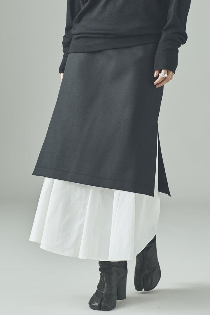 【カレンソロジー/Curensology】のレイヤーマーメイドスカート インテリア・キッズ・メンズ・レディースファッション・服の通販 founy(ファニー) https://founy.com/ ファッション Fashion レディースファッション Fashion for Women スカート Skirts ロングスカート Long Skirts / Maxi & Midi Skirts おすすめ Recommended / Our Picks シンプル Simple, Minimal フロント Front, Front Design ロング Long, Long-Length 日本製 Made In Japan |ID: prp329100004626482 ipo3291000000036100917