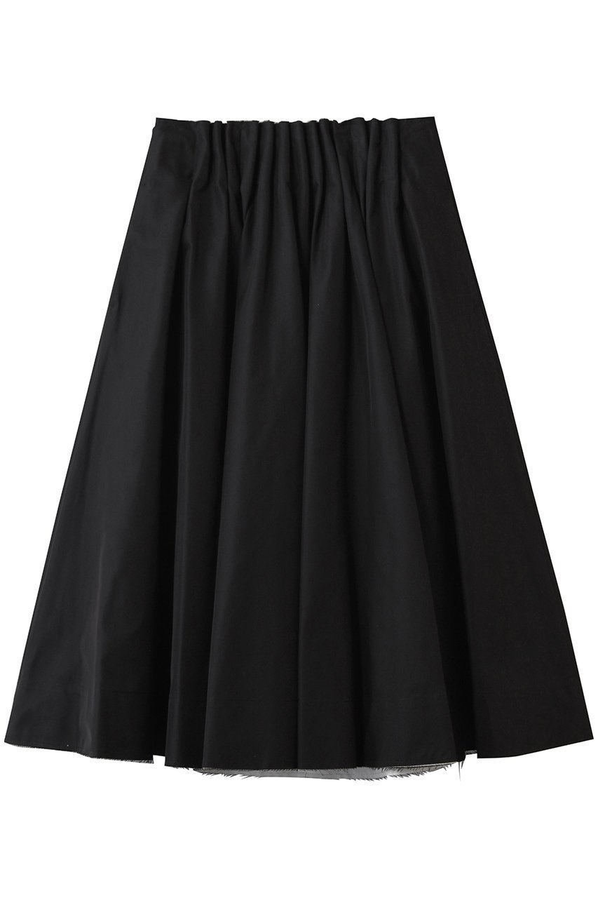 【クラネ/CLANE】のTUCK DETAIL FLARE SKIRT/スカート インテリア・キッズ・メンズ・レディースファッション・服の通販 founy(ファニー) ファッション Fashion レディースファッション Fashion for Women スカート Skirts ロングスカート Long Skirts / Maxi & Midi Skirts カットオフ Cut-Off Design クロップド Cropped, Short Length スマート Smart, Elegant フレア Flare, Flared ロング Long, Long-Length BLACK|ID: prp329100004626483 ipo3291000000035771289