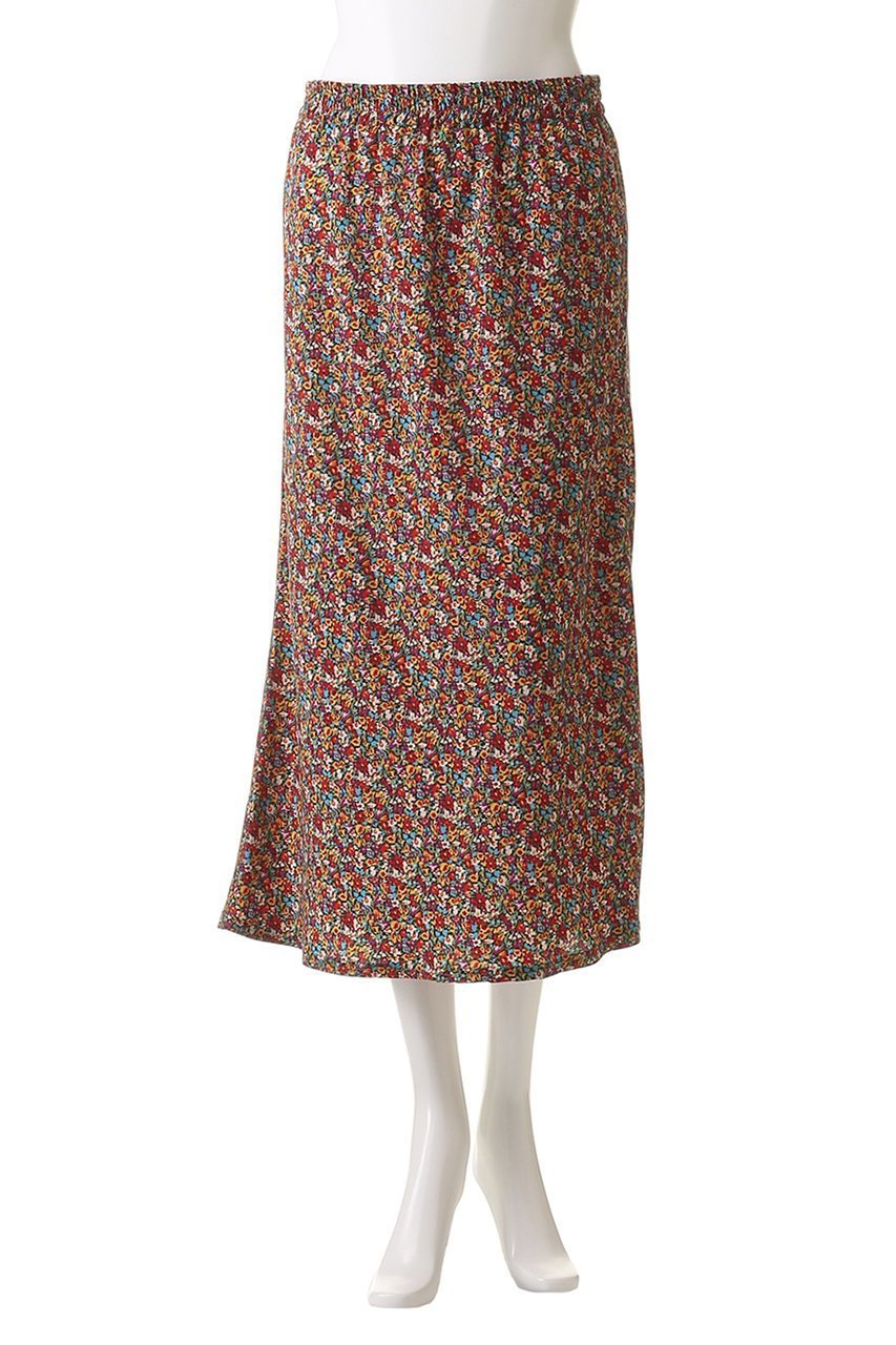 【オブラダ/Oblada】のリバティースカート 人気、トレンドファッション・服の通販 founy(ファニー) 　ファッション　Fashion　レディースファッション　Fashion for Women　スカート　Skirts　スニーカー　Sneakers, Trainers　ダウン　Down, Puffer　フェミニン　Feminine, Girly　フラワー　Flower, Floral　プリント　Print, Printed Pattern　ボトム　Bottoms, Lower Wear　ロング　Long, Long-Length　エレガント 上品　Elegant　other-2|ID: prp329100004626484 ipo3291000000036100929