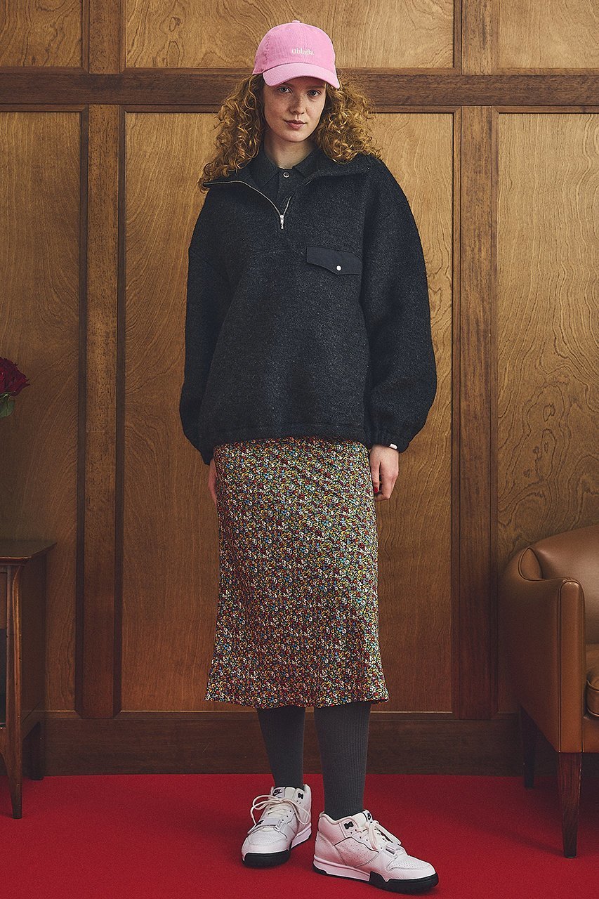 【オブラダ/Oblada】のリバティースカート 人気、トレンドファッション・服の通販 founy(ファニー) 　ファッション　Fashion　レディースファッション　Fashion for Women　スカート　Skirts　スニーカー　Sneakers, Trainers　ダウン　Down, Puffer　フェミニン　Feminine, Girly　フラワー　Flower, Floral　プリント　Print, Printed Pattern　ボトム　Bottoms, Lower Wear　ロング　Long, Long-Length　エレガント 上品　Elegant　other-6|ID: prp329100004626484 ipo3291000000036100933