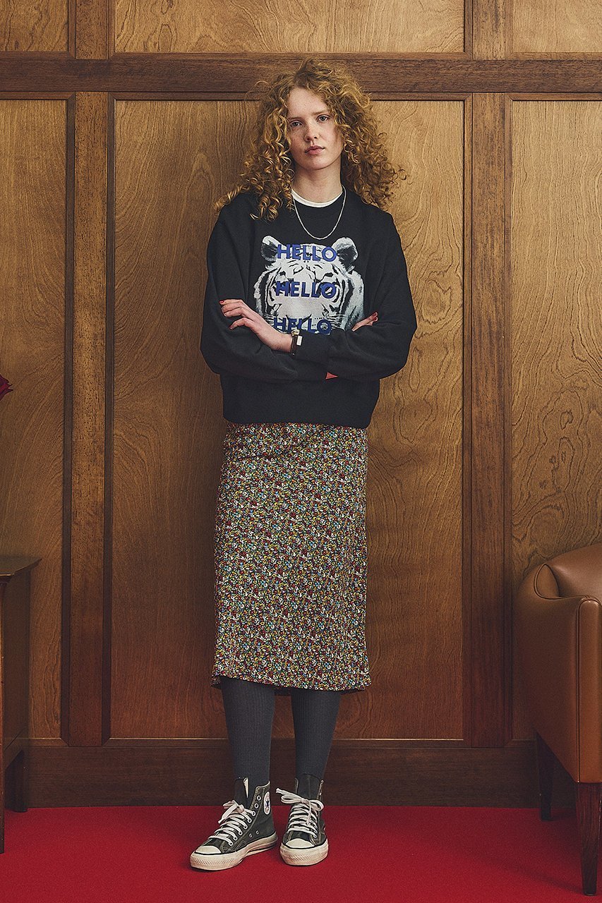 【オブラダ/Oblada】のリバティースカート 人気、トレンドファッション・服の通販 founy(ファニー) 　ファッション　Fashion　レディースファッション　Fashion for Women　スカート　Skirts　スニーカー　Sneakers, Trainers　ダウン　Down, Puffer　フェミニン　Feminine, Girly　フラワー　Flower, Floral　プリント　Print, Printed Pattern　ボトム　Bottoms, Lower Wear　ロング　Long, Long-Length　エレガント 上品　Elegant　other-7|ID: prp329100004626484 ipo3291000000036100934