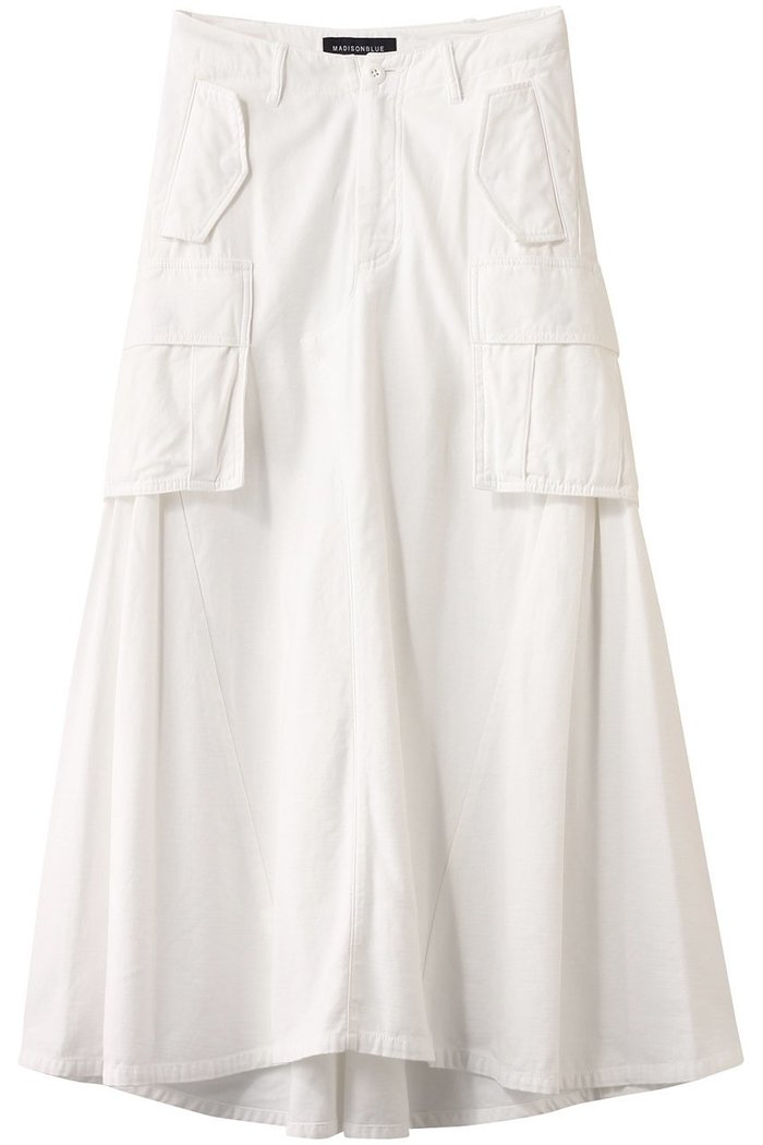 【マディソンブルー/MADISONBLUE】のCARGO LONG SK REMAKE L.oz BS リメイクカーゴロングスカート インテリア・キッズ・メンズ・レディースファッション・服の通販 founy(ファニー) https://founy.com/ ファッション Fashion レディースファッション Fashion for Women スカート Skirts ロングスカート Long Skirts / Maxi & Midi Skirts 2025年 2025 2025-2026秋冬・A/W Autumn/Winter 2025–26 AW25–26 サテン Satin, Glossy Fabric フレア Flare, Flared ロング Long, Long-Length A/W・秋冬 Autumn/Winter 軽量 Lightweight, Ultra Light |ID: prp329100004626487 ipo3291000000033245402