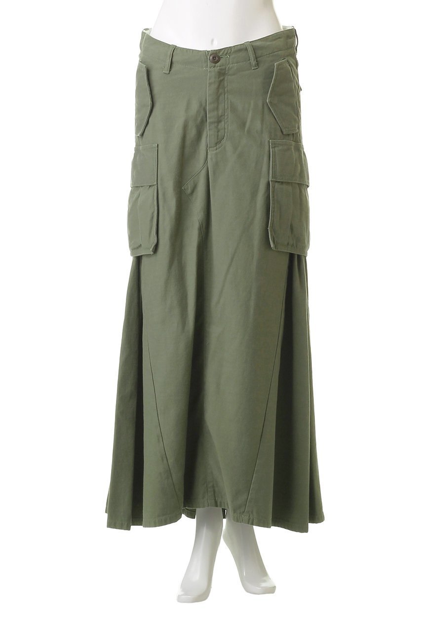 【マディソンブルー/MADISONBLUE】のCARGO LONG SK REMAKE L.oz BS リメイクカーゴロングスカート 人気、トレンドファッション・服の通販 founy(ファニー) 　ファッション　Fashion　レディースファッション　Fashion for Women　スカート　Skirts　ロングスカート　Long Skirts / Maxi & Midi Skirts　サテン　Satin, Glossy Fabric　フレア　Flare, Flared　ロング　Long, Long-Length　軽量　Lightweight, Ultra Light　other-2|ID: prp329100004626487 ipo3291000000035664216