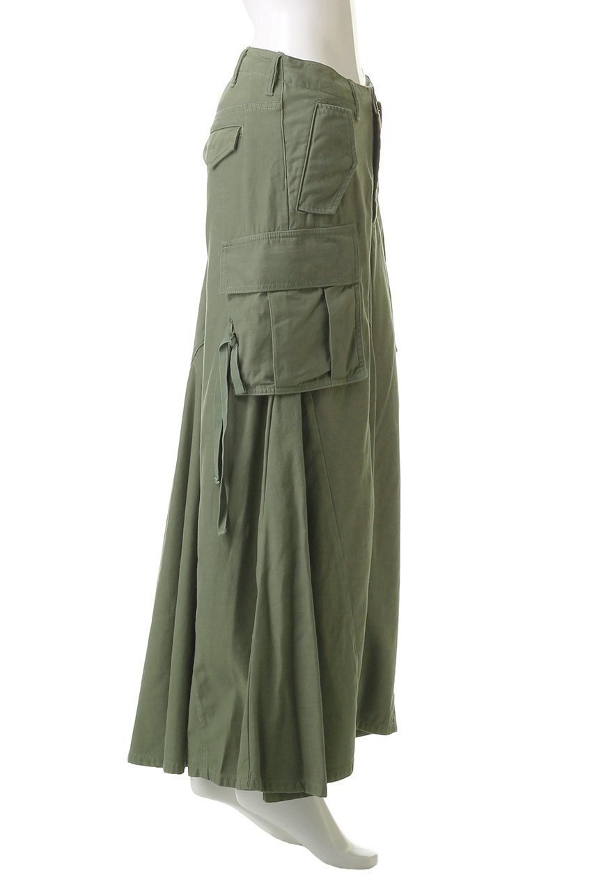 【マディソンブルー/MADISONBLUE】のCARGO LONG SK REMAKE L.oz BS リメイクカーゴロングスカート 人気、トレンドファッション・服の通販 founy(ファニー) 　ファッション　Fashion　レディースファッション　Fashion for Women　スカート　Skirts　ロングスカート　Long Skirts / Maxi & Midi Skirts　サテン　Satin, Glossy Fabric　フレア　Flare, Flared　ロング　Long, Long-Length　軽量　Lightweight, Ultra Light　other-3|ID: prp329100004626487 ipo3291000000035664217