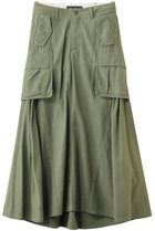 【マディソンブルー/MADISONBLUE】のCARGO LONG SK REMAKE L.oz BS リメイクカーゴロングスカート カーキ|ID: prp329100004626487 ipo3291000000036100953
