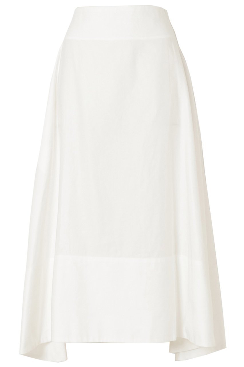 【マディソンブルー/MADISONBLUE】のMI-MOLLET FLARE SK C/LI コットン・ラミー ミモレフレアスカート インテリア・キッズ・メンズ・レディースファッション・服の通販 founy(ファニー) 　ファッション　Fashion　レディースファッション　Fashion for Women　スカート　Skirts　Aライン・フレアスカート　A-Line & Flared Skirts　ロングスカート　Long Skirts / Maxi & Midi Skirts　2025年　2025　2025-2026秋冬・A/W　Autumn/Winter 2025–26 AW25–26　おすすめ　Recommended / Our Picks　エレガント 上品　Elegant　セットアップ　Set-Up, Coordinated Outfit　センター　Center, Center Line　ツイル　Twist, Twisted Detail　パターン　Pattern, Design Print　フレア　Flare, Flared　フロント　Front, Front Design　ロング　Long, Long-Length　定番　Standard, Basic Item　A/W・秋冬　Autumn/Winter　ホワイト|ID: prp329100004626488 ipo3291000000033245410