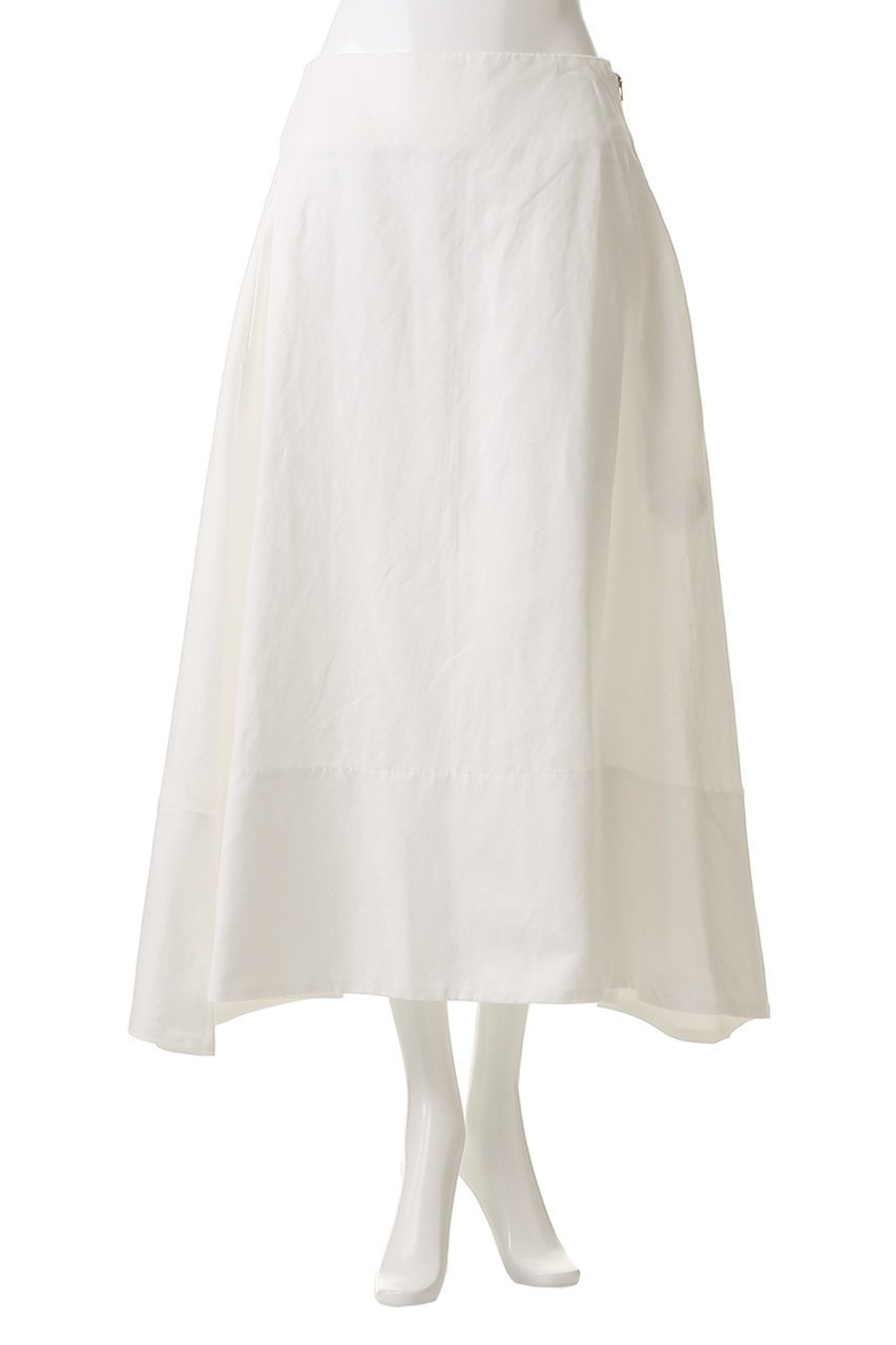 【マディソンブルー/MADISONBLUE】のMI-MOLLET FLARE SK C/LI コットン・ラミー ミモレフレアスカート 人気、トレンドファッション・服の通販 founy(ファニー) 　ファッション　Fashion　レディースファッション　Fashion for Women　スカート　Skirts　Aライン・フレアスカート　A-Line & Flared Skirts　ロングスカート　Long Skirts / Maxi & Midi Skirts　2025年　2025　2025-2026秋冬・A/W　Autumn/Winter 2025–26 AW25–26　おすすめ　Recommended / Our Picks　エレガント 上品　Elegant　セットアップ　Set-Up, Coordinated Outfit　センター　Center, Center Line　ツイル　Twist, Twisted Detail　パターン　Pattern, Design Print　フレア　Flare, Flared　フロント　Front, Front Design　ロング　Long, Long-Length　定番　Standard, Basic Item　A/W・秋冬　Autumn/Winter　other-2|ID: prp329100004626488 ipo3291000000033245411