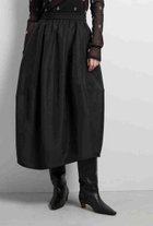 【ランバン オン ブルー/LANVIN en Bleu】のアシンメコクーンタフタスカート 人気、トレンドファッション・服の通販 founy(ファニー) ファッション Fashion レディースファッション Fashion for Women スカート Skirts ロングスカート Long Skirts / Maxi & Midi Skirts 2025年 2025 2025-2026秋冬・A/W Autumn/Winter 2025–26 AW25–26 シャンブレー Chambray, Denim-Like Fabric タフタ Taffeta, Structured Fabric フロント Front, Front Design ランダム Random, Irregular ロング Long, Long-Length エレガント 上品 Elegant A/W・秋冬 Autumn/Winter thumbnail ブラック|ID: prp329100004626495 ipo3291000000033245476