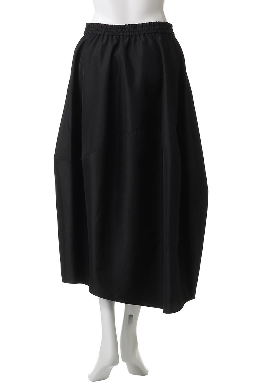 【ランバン オン ブルー/LANVIN en Bleu】のアシンメコクーンタフタスカート 人気、トレンドファッション・服の通販 founy(ファニー) 　ファッション　Fashion　レディースファッション　Fashion for Women　スカート　Skirts　ロングスカート　Long Skirts / Maxi & Midi Skirts　シャンブレー　Chambray, Denim-Like Fabric　タフタ　Taffeta, Structured Fabric　フロント　Front, Front Design　ランダム　Random, Irregular　ロング　Long, Long-Length　エレガント 上品　Elegant　A/W・秋冬　Autumn/Winter　other-4|ID: prp329100004626495 ipo3291000000035664264