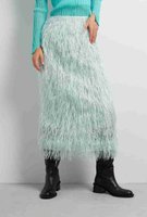 【ランバン オン ブルー/LANVIN en Bleu】のフェザージャガードレイヤードスカート 人気、トレンドファッション・服の通販 founy(ファニー) ファッション Fashion レディースファッション Fashion for Women スカート Skirts ロングスカート Long Skirts / Maxi & Midi Skirts エアリー Airy Texture ストレート Straight, Straight Cut スリット Slit, Slit Detail セパレート Separate, Two-Piece トレンド Trend, Trending Now ファブリック Fabric, Textile ペチコート Petticoat, Underskirt ロング Long, Long-Length A/W・秋冬 Autumn/Winter 2025年 2025 2025-2026秋冬・A/W Autumn/Winter 2025–26 AW25–26 |ID:prp329100004626496